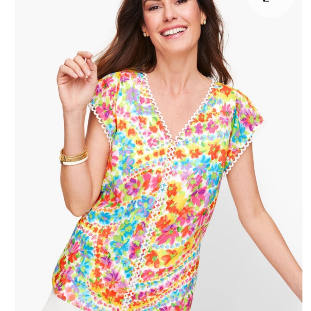 Talbots Top. Multi-colored. Size 3X
